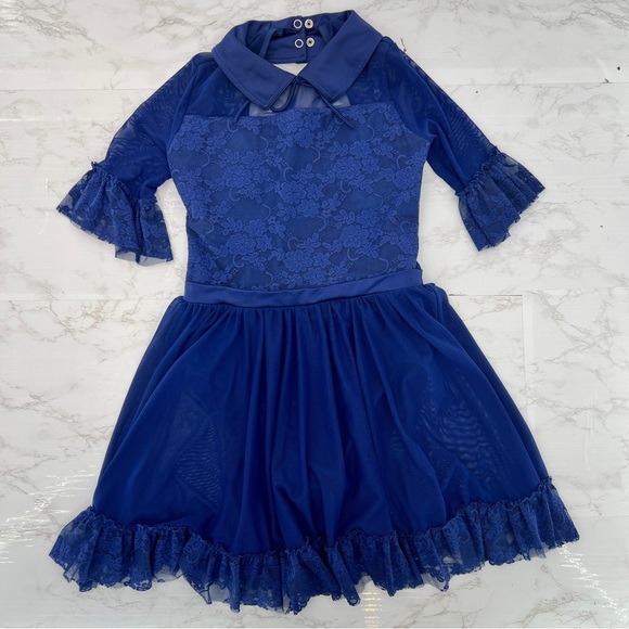 WEISSMAN dance coquette sheer bodysuit DRESS - Picture 6 of 7